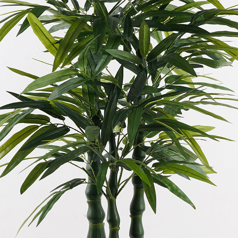 Plantă decorativă în ghiveci cu bambus Arti, verde, 70x150 cm, imagine suplimentara