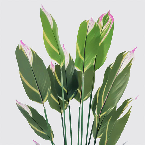 Plantă decorativă în ghiveci cu noroc Lucky, Sintetic, Verde, 80x180 cm