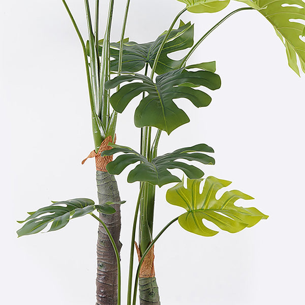 Plantă decorativă în ghiveci Deliciosa I, Sintetic, Verde, 90x160 cm