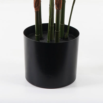 Planta decorativă în ghiveci Kwai, Verde, Plastic, 92x150 cm, detaliu produs