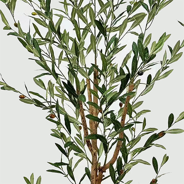 Plantă decorativă în ghiveci, Olia, Plastic, Verde, 65x55x180 cm