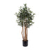 Planta Artificiala Plantă decorativă în ghiveci, Olia, Sintetic, 52x120 cm, Verde