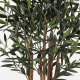 Plantă decorativă în ghiveci, Olia, Sintetic, Verde, 52x120 cm
