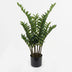 Planta Artificiala Plantă decorativă în ghiveci Zamia, Verde, sintetic, 52x88 cm