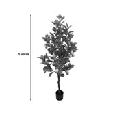 Planta decorativa Lamâi cu ghiveci, Verde, H150cm, imagine suplimentara