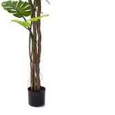 Planta decorativa Monstera III, Negru, inaltime 180 cm, detaliu produs