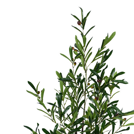 Planta decorativa Olive treeghiveci, verde, H120 cm