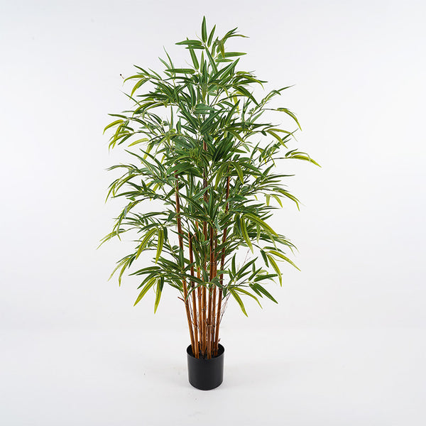 Plantă decorativă Rhapis Palm, Verde, Plastic, 120 cm înălțime, 60x60x120 cm