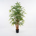 Planta Artificiala Plantă decorativă Rhapis Palm, Verde, Plastic, 120 cm înălțime