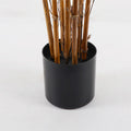 Plantă decorativă Rhapis Palm, Verde, Plastic, 120 cm înălțime, 60x60x120 cm, detaliu produs