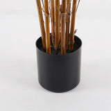 Plantă decorativă Rhapis Palm, Verde, Plastic, 120 cm înălțime, 60x60x120 cm