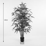 Plantă decorativă Rhapis Palm, Verde, Plastic, 120 cm înălțime, 60x60x120 cm
