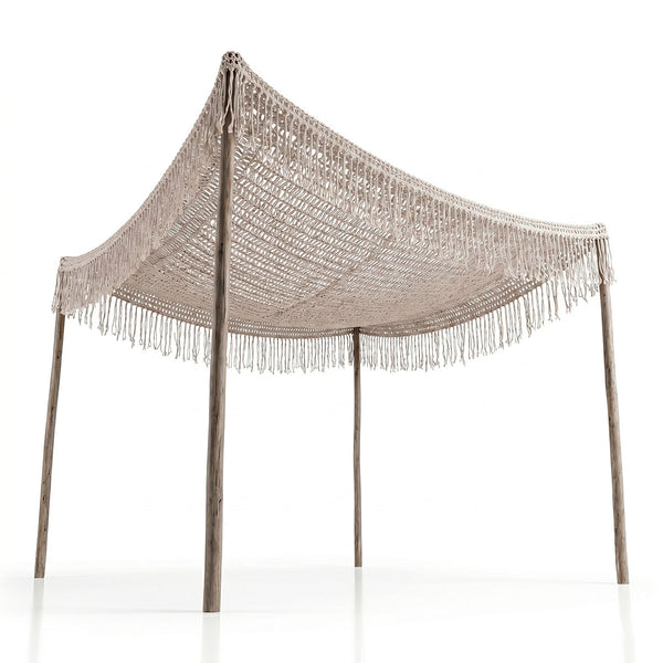 Plasă de umbrire Shelto, Bej, 400x400x27 cm