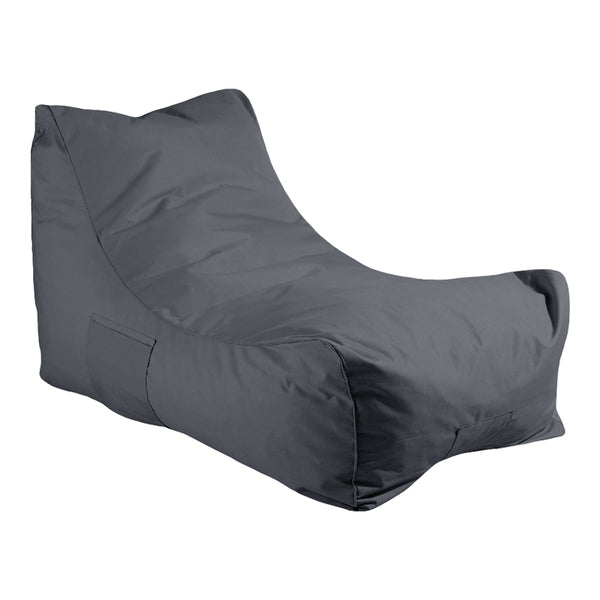 Pouf șezlong cu funcție impermeabilă Otenda, Gri, 67x110x65 cm