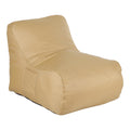 Puf Pouf șezlong impermeabil Belogan, Bej, Textil, 73x94x65 cm