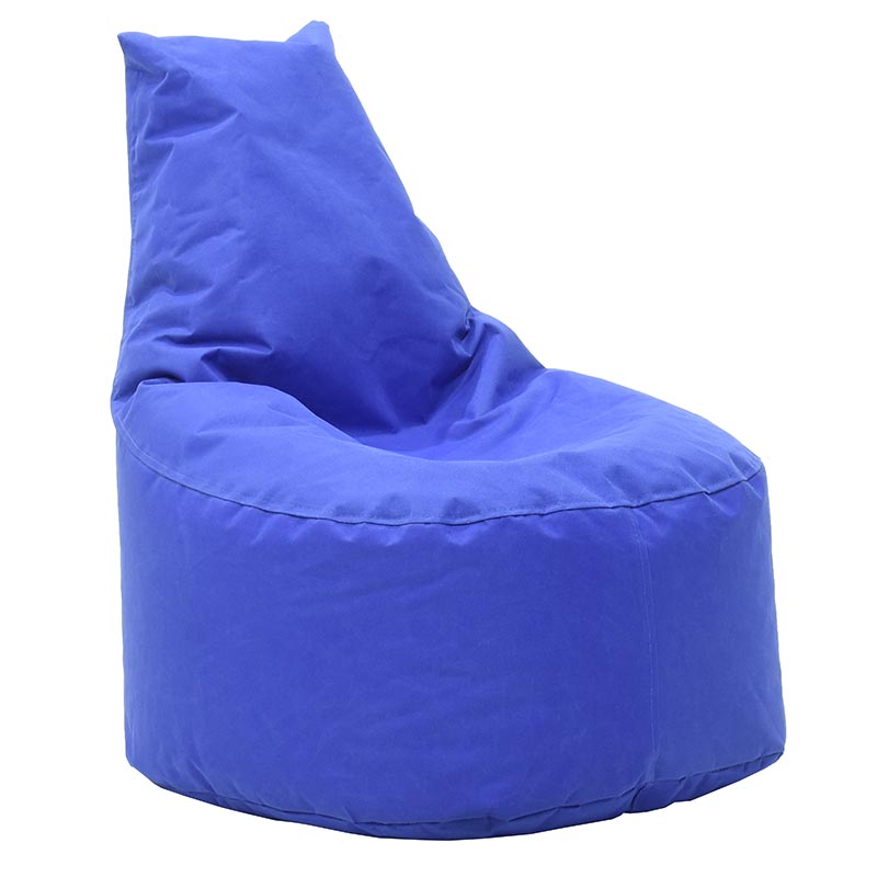 Puf bean bag, impermeabil, albastru deschis, 65x65 cm - Albastru