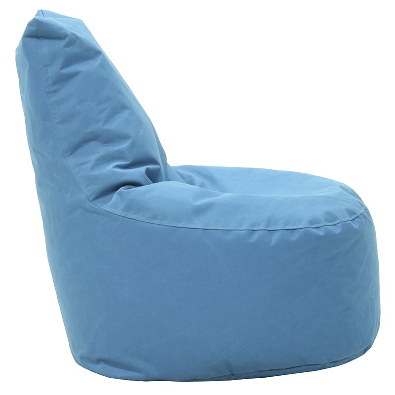 Puf bean bag, impermeabil, albastru deschis, 65x65 cm - Albastru Deschis