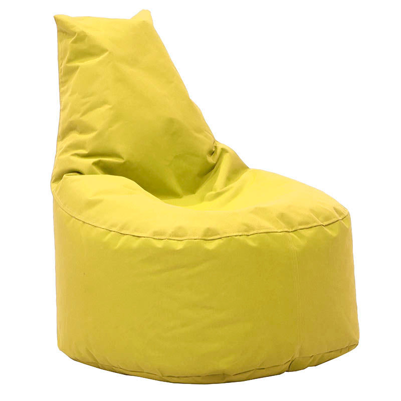Puf bean bag, impermeabil, albastru deschis, 65x65 cm - Galben
