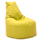 Puf bean bag, impermeabil, albastru deschis, 65x65 cm - Galben