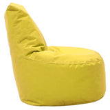 Puf bean bag, impermeabil, albastru deschis, 65x65 cm - Galben