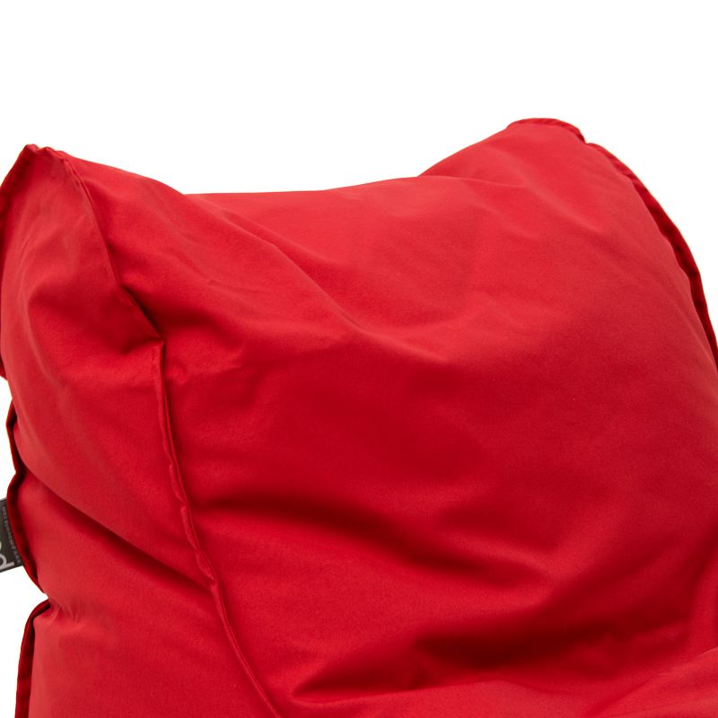 Puf de dormit Lara 100% impermeabil, Bej - Rosu, 150x60 cm - Rosu