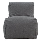 Puf Lara 100% impermeabil, Gri inchis, 150x60x40 cm