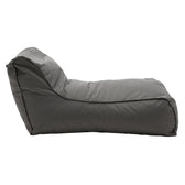 Puf Lara 100% impermeabil, Gri inchis, 150x60x40 cm, detaliu produs