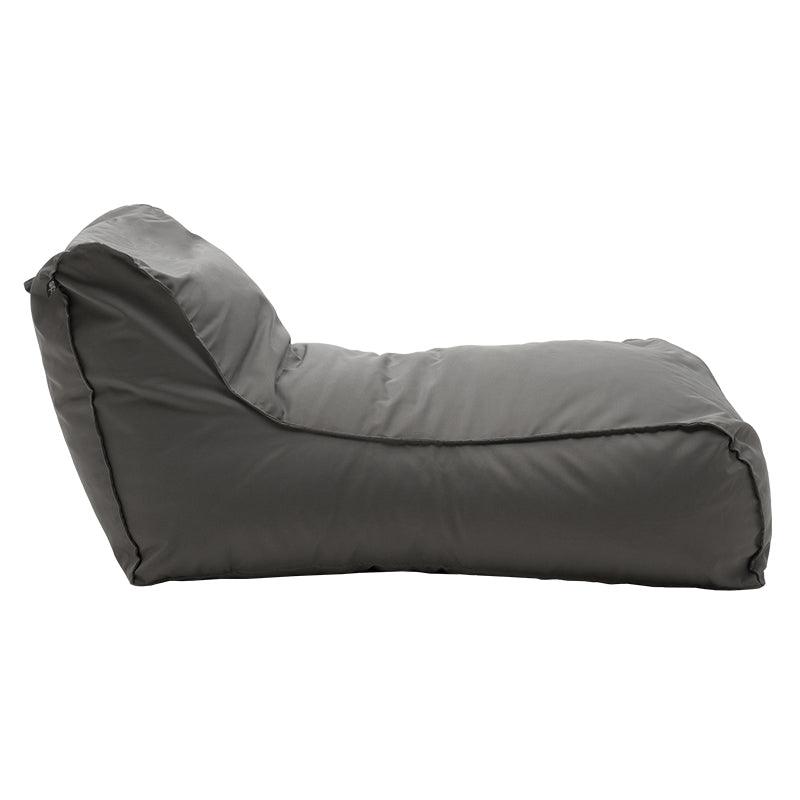 Puf Lara 100% impermeabil, Gri inchis, 150x60x40 cm, detaliu produs