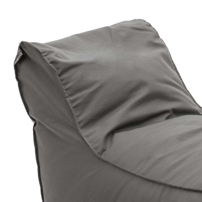 Puf Lara 100% impermeabil, Gri inchis, 150x60x40 cm, foto produs