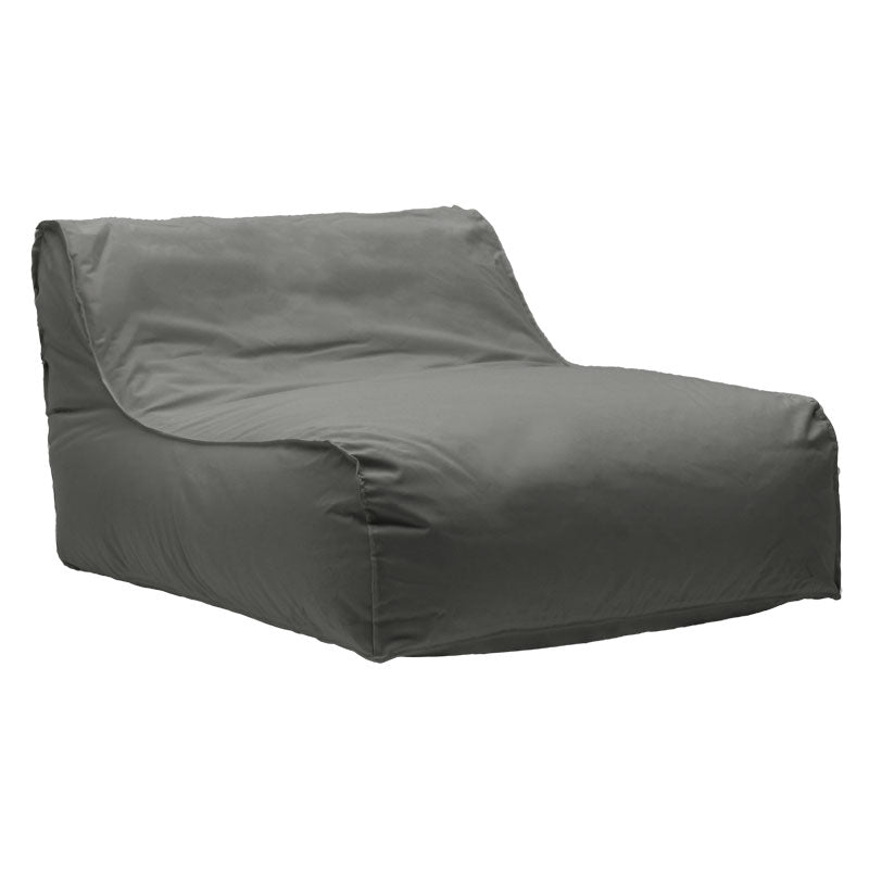 Puf Leandro impermeabil, 110x105x60 cm - Gri inchis