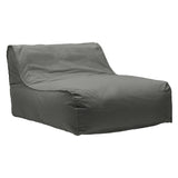 Puf Leandro impermeabil, 110x105x60 cm - Gri inchis