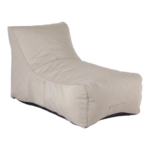 Puf Otenda, Bej - Antracit, 67x110x65 cm
