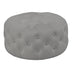 Puf taburet Ferdia catifea gri 59x59x28 cm
