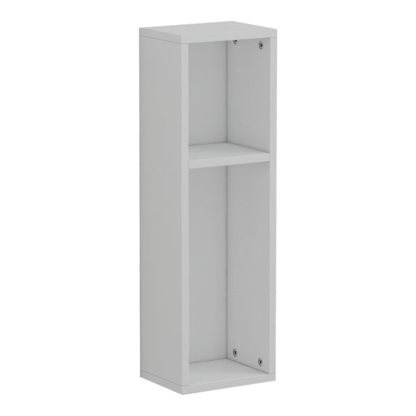 Racks Raft de perete-noptiera, alb, 20x15x65 cm