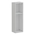 Racks Raft de perete-noptiera alb 20x15x65 cm