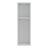 Racks Raft de perete-noptiera, alb, 20x15x65 cm
