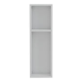 Racks Raft de perete-noptiera, alb, 20x15x65 cm, imagine suplimentara