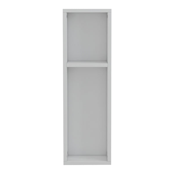 Racks Raft de perete-noptiera, alb, 20x15x65 cm