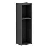 Racks Raft de perete-noptiera, Gri, 20x15x65 cm