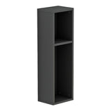 Racks Raft de perete-noptiera, Gri, 20x15x65 cm
