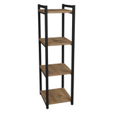 Raft bucatarie Harvey, natural - negru, 33x28x100 cm