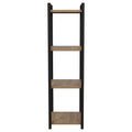 Raft bucatarie Harvey, natural - negru, 33x28x100 cm, detaliu produs