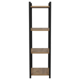 Raft bucatarie Harvey, natural - negru, 33x28x100 cm