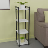 Raft bucatarie Harvey, negru - alb, 33x28x100 cm