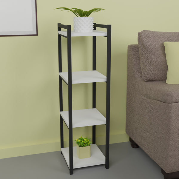 Raft bucatarie Harvey, negru - alb, 33x28x100 cm
