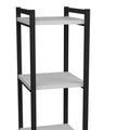 Raft bucatarie Harvey, negru - alb, 33x28x100 cm, perspectiva suplimentara