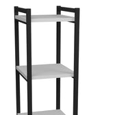 Raft bucatarie Harvey, negru - alb, 33x28x100 cm, perspectiva suplimentara