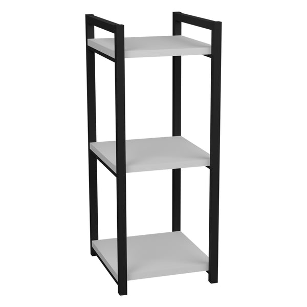 Raft bucatarie Harvey, negru - alb, 33x28x70 cm