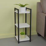 Raft bucatarie Harvey, negru - alb, 33x28x70 cm