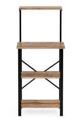 Raft Bucatarie Smart Adore, 4 rafturi, Alb, 60x128x40 cm - Natur